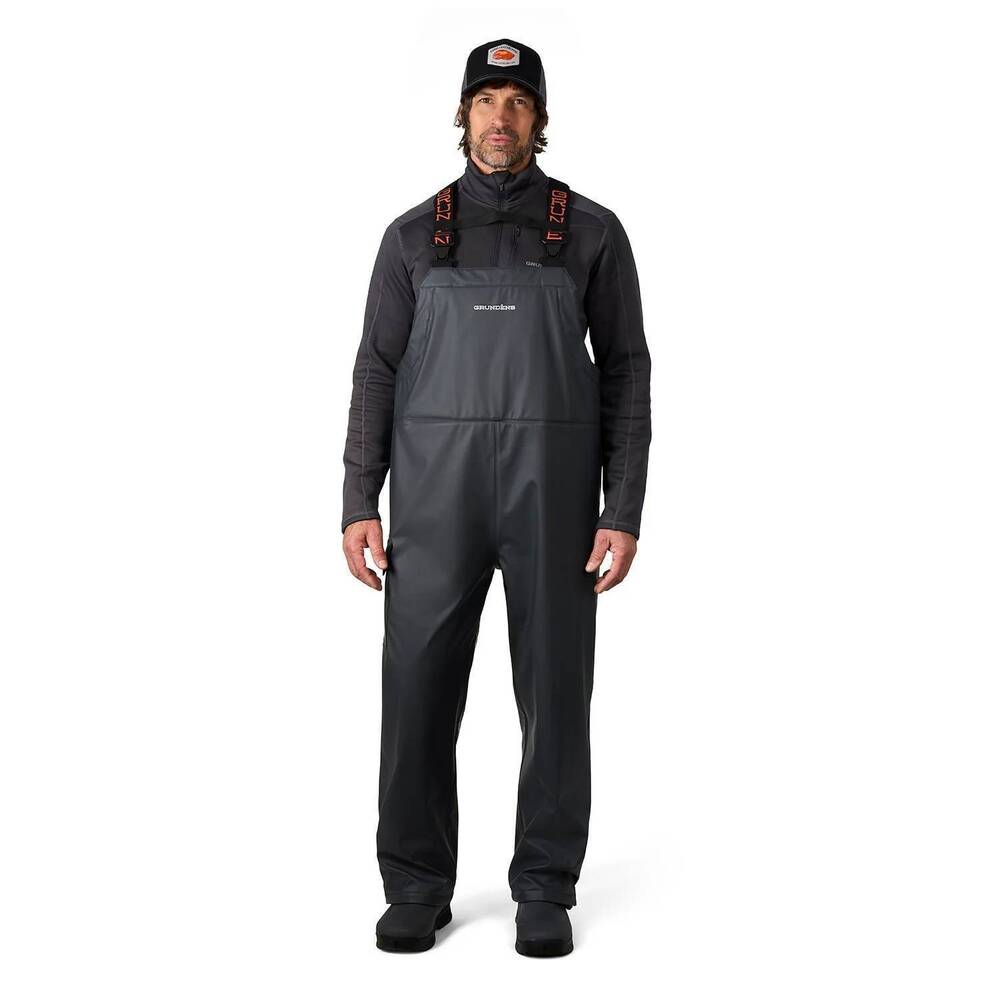NEW GRUNDENS men's neptune fishing bib in black